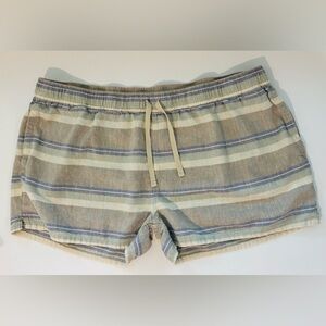 Patagonia Island Hemp Striped 'Baggies' Shorts XL